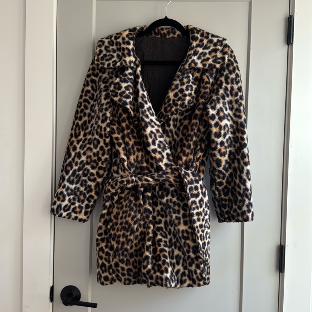 Vintage leopard cheetah print teddy coat - Mob wife Nanny Era Style 🐆💅♥️💍✨